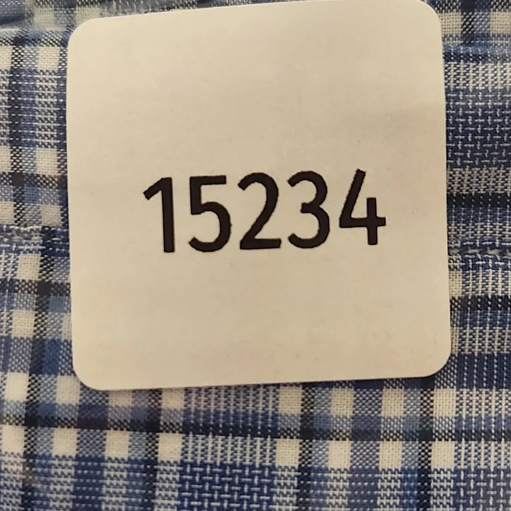 Polo Ralph Lauren Shirt Mens Large Blue Plaid Classic Fit Cotton Stretch Button